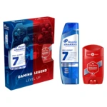 HEAD & SHOULDERS Gaming Legend sada šampon Head & Shoulders 7v1 ProExpert 250 ml + deodorant Old Spice Dynamic Defence 65 ml