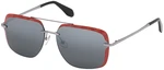 Adidas OR0017 12C Shine Dark Ruthenium/Smoke Mirror Silver Lunettes de vue