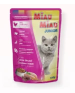 Miau Miau Vrecko Kitten Chicken - 7x100g