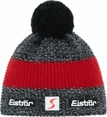 Eisbär Styler Pompon SP Beanie Anthracite/Blackmele/Red UNI Zimowa czapka