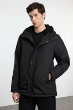 Trendyol Black Regular Fit Parka Coat