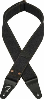 Fender Wrangler Denim Strap Kytarový pás Black