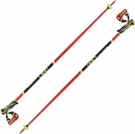 Leki WCR SL 3D Bright Red/Black/Neonyellow 130 cm Kijki narciarskie