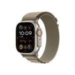 Apple Watch Ultra 2 49 mm loop M smart hodinky Titan/Olive Alpine