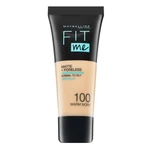 Maybelline Fit Me! Foundation Matte + Poreless 100 Warm Ivory podkład w płynie z formułą matującą 30 ml