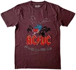 AC/DC T-shirt Fly On The Wall Tour Maroon M