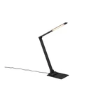 Czarna lampa stołowa LED ze ściemniaczem (wys. 72 cm) Travis – Trio