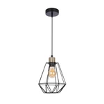 Czarna metalowa lampa wisząca ø 19 cm Primo – Candellux Lighting