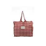 Torba materiałowa Really Nice Things Linen Bag Red Vichy