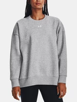 Under Armour UA Rival Fleece OS Crew Mikina Šedá