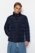 Trendyol Navy Blue Regular Fit Wind Resistant Puffer Winter Coat