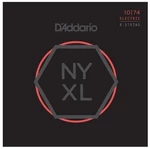 D'Addario NYXL1074 Cordes pour guitares électriques