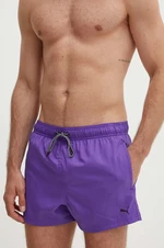 Plavkové šortky Puma fialová barva, 907658