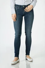 Tommy Jeans Rifle - TOMMY HILFIGER LOW RISE SKINNY SOPHIE STBST modré