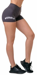 Nebbia Classic Hero High-Waist Shorts Marron M Pantaloni fitness