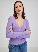 Purple Ladies Cardigan with Necklines ORSAY - Women