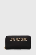 Peňaženka Love Moschino dámska, čierna farba, JC5611PP1LKD0000