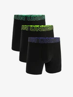 Set of three black boxer shorts Under Armour M UA Perf Cotton 6in