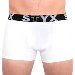 Men's boxers Styx sports rubber white