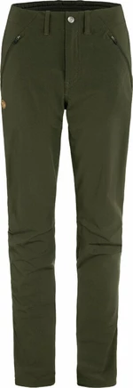 Fjällräven Abisko Trail Stretch Trousers W Deep Forest 40 Pantaloni