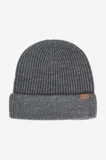 Čepice Kangol šedá barva, z husté pleteniny, K0702CO-FLANNEL