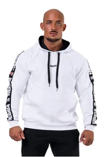 Pánská mikina Nebbia  Unlock the Champion hoodie 194 white L