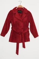 Z8000 DEWBERRY GIRLS' COAT-BURGUNDY