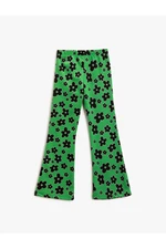 Koton Girl Green Patterned