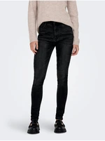 Fekete nők Skinny Fit Jeans ONLY Luna - Nők