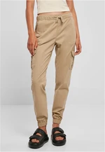 Women's High Waisted Cargo Tracksuit Pants Unionbeige