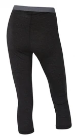 Women's 3/4 thermal pants HUSKY Merino black