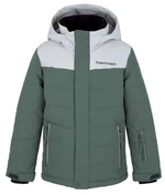 Boys' winter jacket Hannah KINAM JR II dark forest/dawn blue