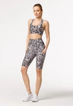 Bittersweet Paris Woman's Snake Skin Biker Shorts C-LPBS-Print BSP273