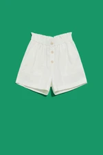 WOMEN'S SHORTS L-SH-4019 WHITE