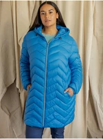 Blue women's quilted jacket Fransa - Women