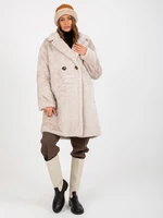 Coat TW-PL-2118.95P-light beige