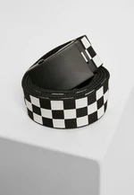 Adjustable Checker Belt Black/White