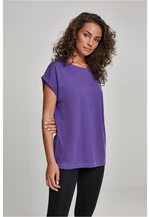 Women's ultraviolet T-shirt with extended shoulder