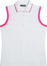 J.Lindeberg Lila Sleeveless White L Koszulka Polo