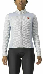 Castelli Sfida 2 FZ Jersey Silver Gray/White L