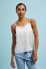 Women's tank top MOODO - white