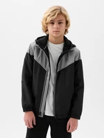 Grey-black boys' lightweight jacket GAP