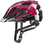UVEX Quatro Red/Black 5660 Cască bicicletă