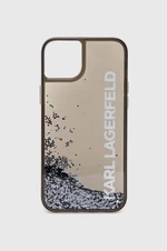 Obal na telefon Karl Lagerfeld iPhone 14 Plus 6,7" černá barva