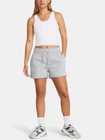 Svetlosivé dámske teplákové kraťasy Under Armour Rival Fleece Short