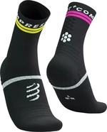 Compressport Pro Marathon V2.0 Black/Safety Yellow/Neon Pink T1 Chaussettes de course