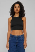 Women's cropped top - 2 packs black/black