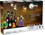 Kreul 42850 Ensemble de couleurs pour le verre Monster Party 7 x 80 ml