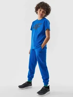 Boys' jogger sweatpants 4F - cobalt