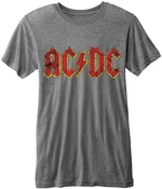 AC/DC Tricou Classic Logo Unisex Gri 2XL